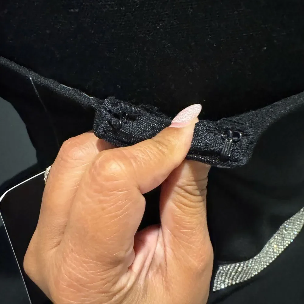 Fashion Nova Black Diamonds Are Forever Top in size small
